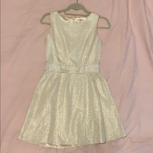 White/cream and Gold dress